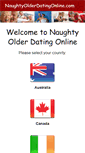 Mobile Screenshot of naughtyolderdatingonline.com